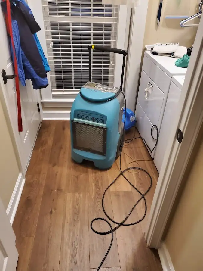 Commercial dehumidifier deployed for Flood Damage Cleanup in Alliance